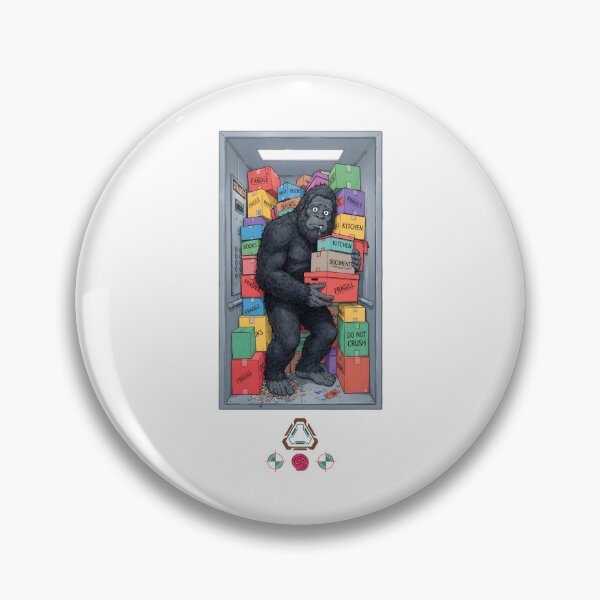 Item preview, Bigfoot's Moving Day Meltdown - Trapped in the Elevator designed and sold by Whimsy Trail Co.