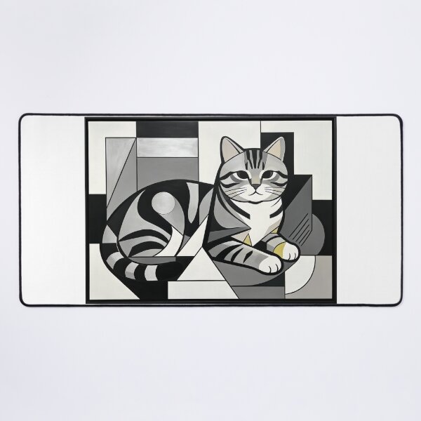 Item preview, cubist animal artwork designed and sold by forget45studio.