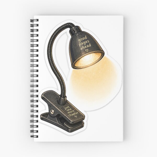 Item preview, Good Pages Ahead – Book Lover Reading Light designed and sold by ChicClicker.