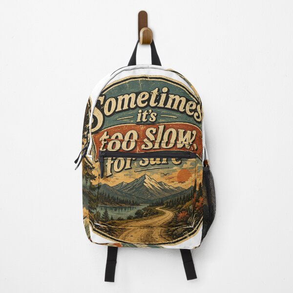 Item preview, Sometimes It's Too Slow, for Sure – Retro Vintage Logo designed and sold by Dax Studio.