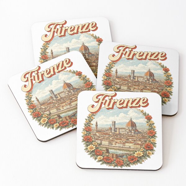 Item preview, Florence: Vintage Firenze Italy Duomo Floral Frame designed and sold by Ericscorner128.