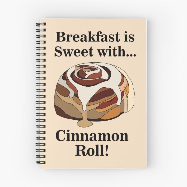 Item preview, Breakfast is Sweet With Cinnamon Roll Cute Pastel Aesthetic designed and sold by Nisha Prabhu.