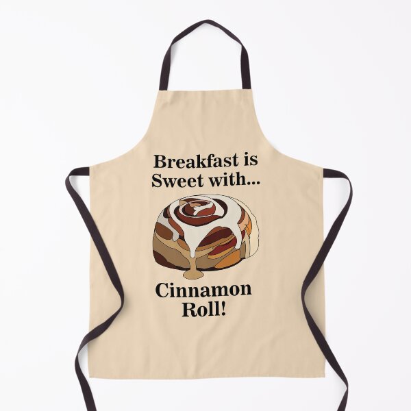 Item preview, Breakfast is Sweet With Cinnamon Roll Cute Pastel Aesthetic designed and sold by Nisha Prabhu.