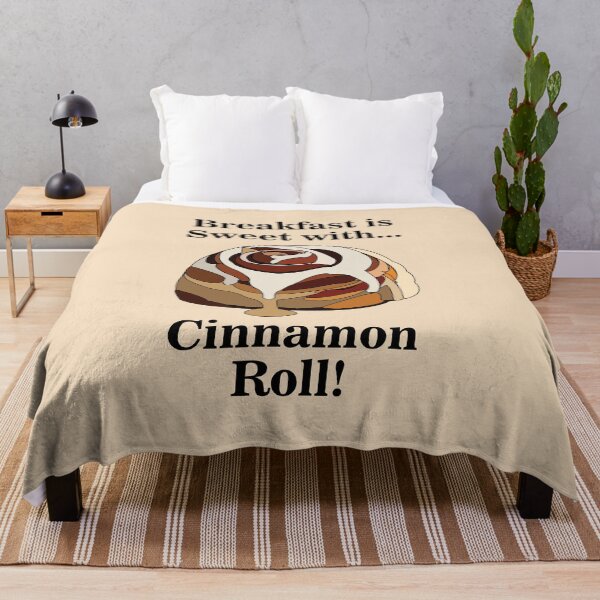 Item preview, Breakfast is Sweet With Cinnamon Roll Cute Pastel Aesthetic designed and sold by Nisha Prabhu.