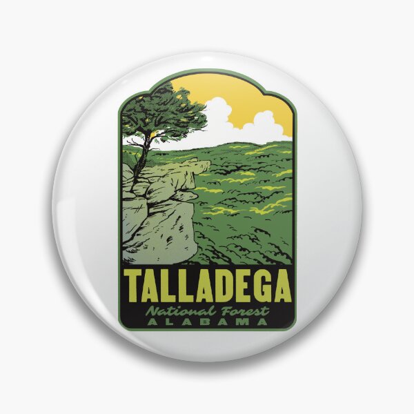 Item preview, Talladega National Forest McDill Point Retro Travel Art designed and sold by HalpinDesign.