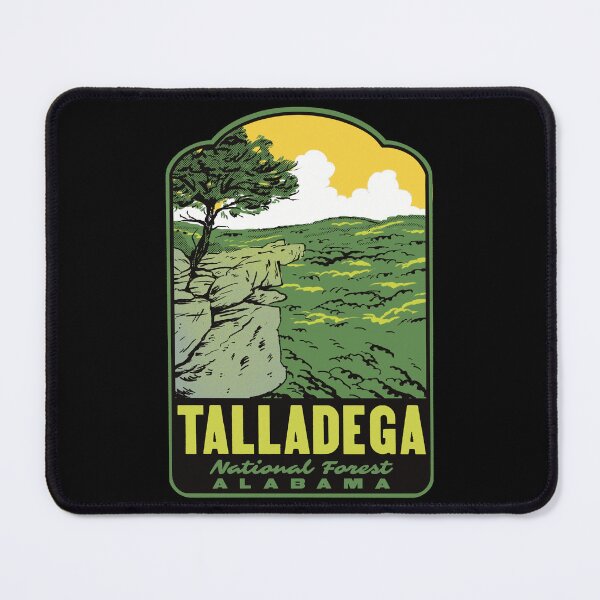 Item preview, Talladega National Forest McDill Point Retro Travel Art designed and sold by HalpinDesign.