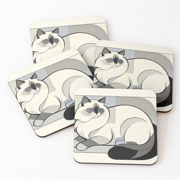 Item preview, cubist animal artwork designed and sold by forget45studio.