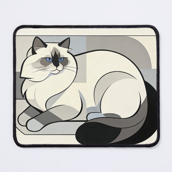 Item preview, cubist animal artwork designed and sold by forget45studio.