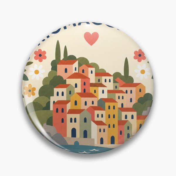 Item preview, Riomaggiore Italy Travel Souvenir Modern Folk Art designed and sold by VisualArtsOasis.