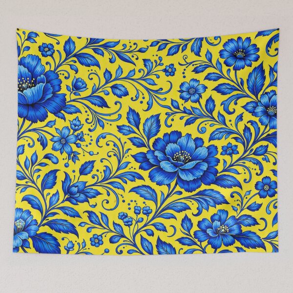 Item preview, Blue Floral Glow designed and sold by Sigtrix.