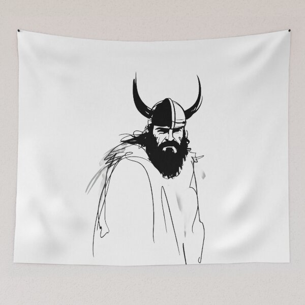 Item preview, Viking — Monochrome Minimalism designed and sold by ErgTime.