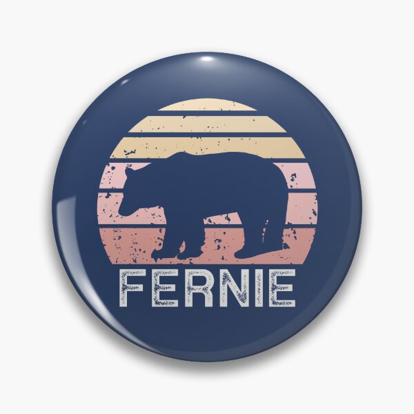 Item preview, Fernie British Columbia Retro Bear designed and sold by Esskay Designs.