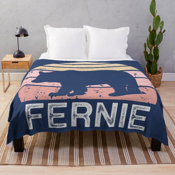 Item preview, Fernie British Columbia Retro Bear designed and sold by Esskay Designs.