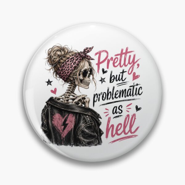Item preview, Pretty But Problematic As Hell Skeleton designed and sold by roartusa.