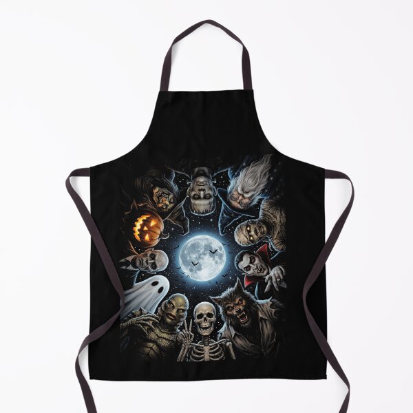 Item preview, Classic Halloween Monsters Full Moon Gathering designed and sold by d247.