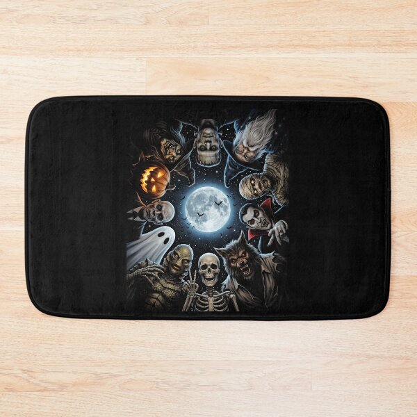 Item preview, Classic Halloween Monsters Full Moon Gathering designed and sold by d247.