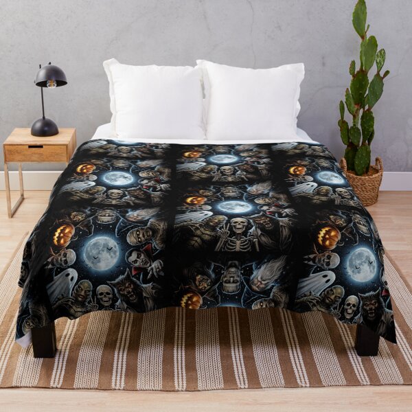 Item preview, Classic Halloween Monsters Full Moon Gathering designed and sold by d247.