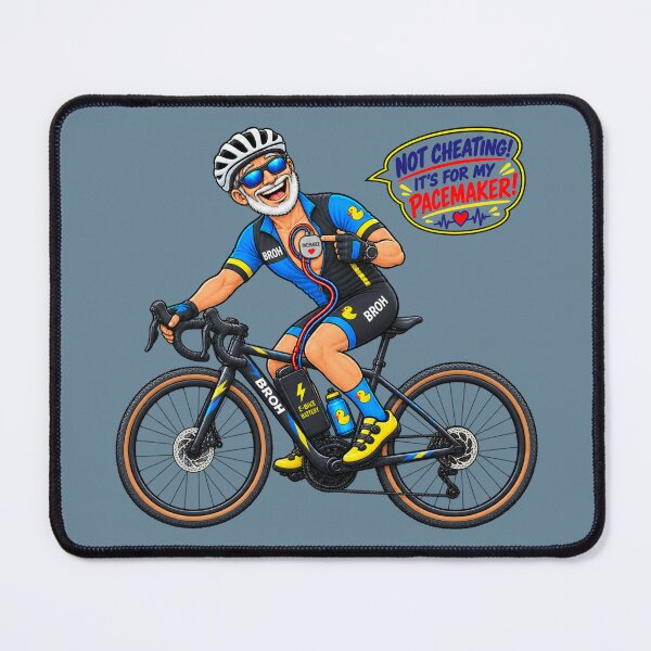 Item preview, Funny Cyclist E-Bike Cycling Humor designed and sold by BROHLine Studio.