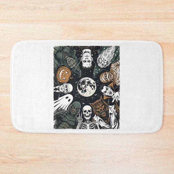 Item preview, Classic Halloween Monsters Full Moon Spooky Crew designed and sold by d247.