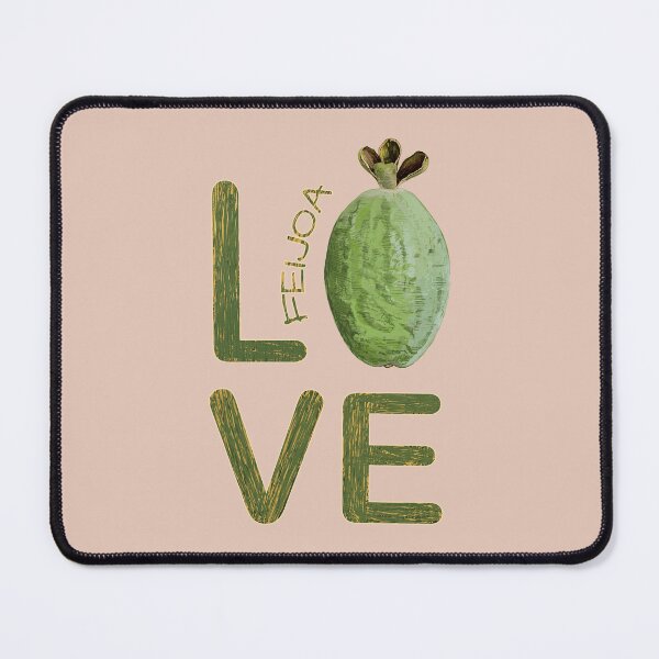 Item preview, Feijoa LOVE – Hand Drawn Botanical Fruit Typography designed and sold by AgnieshkaSiwek.