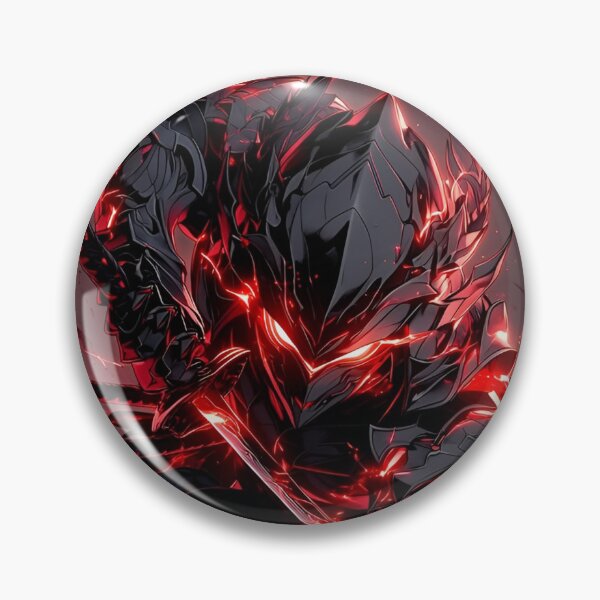 Item preview, Dark Crimson Shadow Knight – Epic Black Armor Warrior designed and sold by Dyan4.