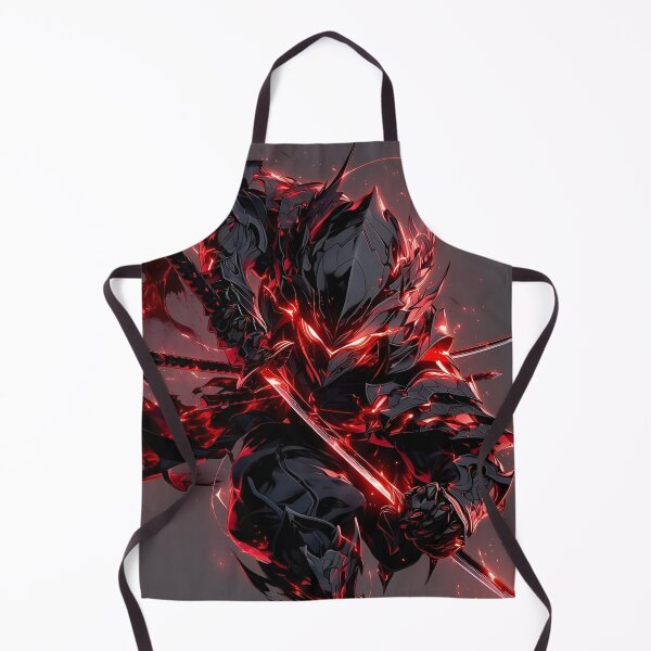 Item preview, Dark Crimson Shadow Knight – Epic Black Armor Warrior designed and sold by Dyan4.