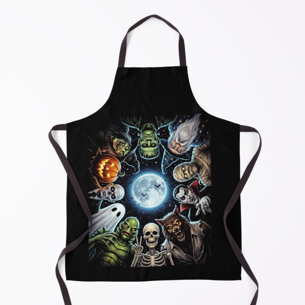 Item preview, Vintage Horror Monster Squad Halloween Night designed and sold by d247.