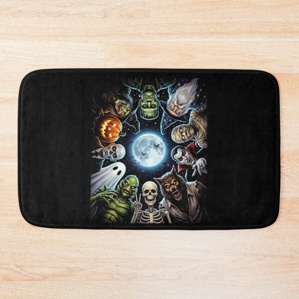 Item preview, Vintage Horror Monster Squad Halloween Night designed and sold by d247.