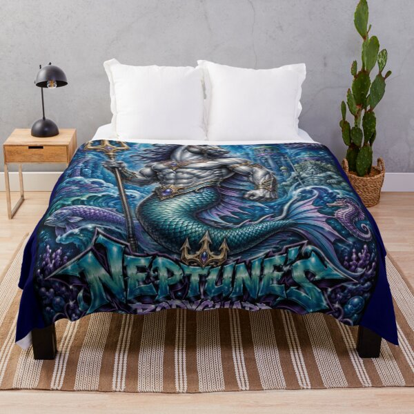 Item preview, Horse Merman – Neptune’s Ocean Guardian | 90s Airbrush Fantasy designed and sold by Kilian Luc.