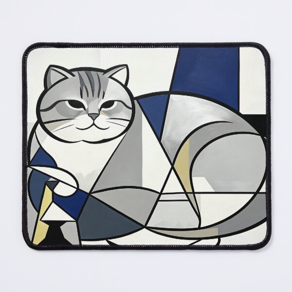 Item preview, cubist animal artwork designed and sold by forget45studio.