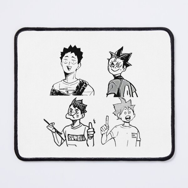 Item preview, Haikyu funny faces designed and sold by sandsgnn.