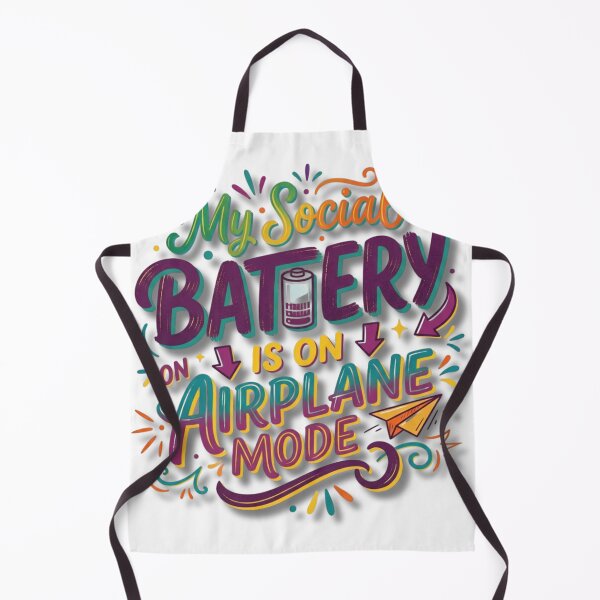 Item preview, Copy of My social battery is on airplane mode. Dont disturb designed and sold by ManikRaja.