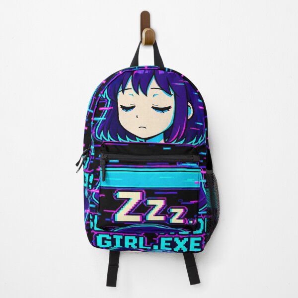 Item preview, Sleep Interface – Glitched Sleep Mode Girl designed and sold by JupiterGlitchEmpire.
