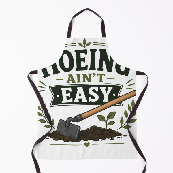Item preview, Hoeing Ain't Easy Gardening Vegetable Garden designed and sold by TeeVerse27.