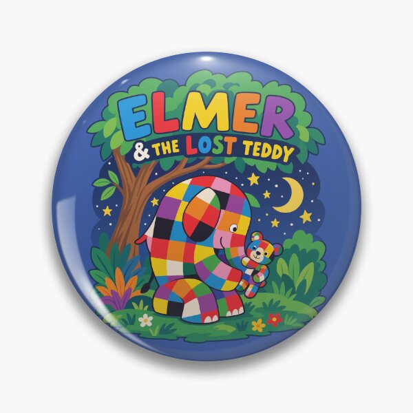 Item preview, Elmer and the Lost Teddy Adventure designed and sold by HappyToons Shop.