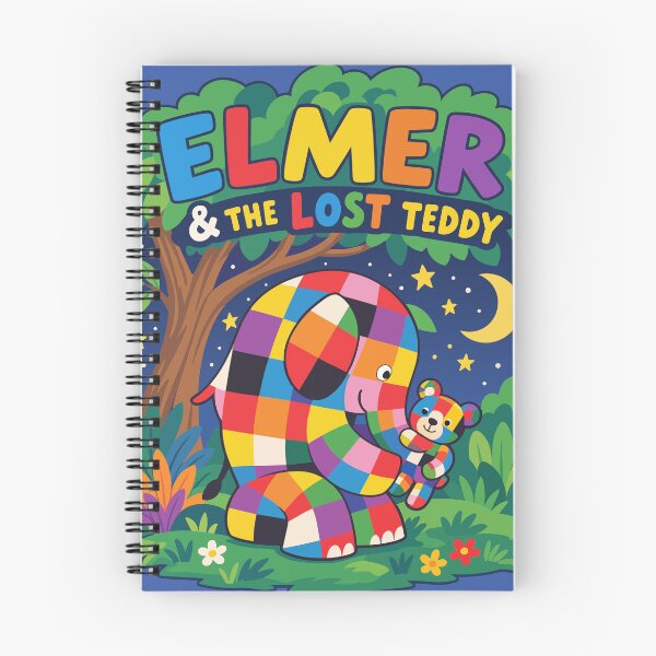 Item preview, Elmer and the Lost Teddy Adventure designed and sold by HappyToons Shop.