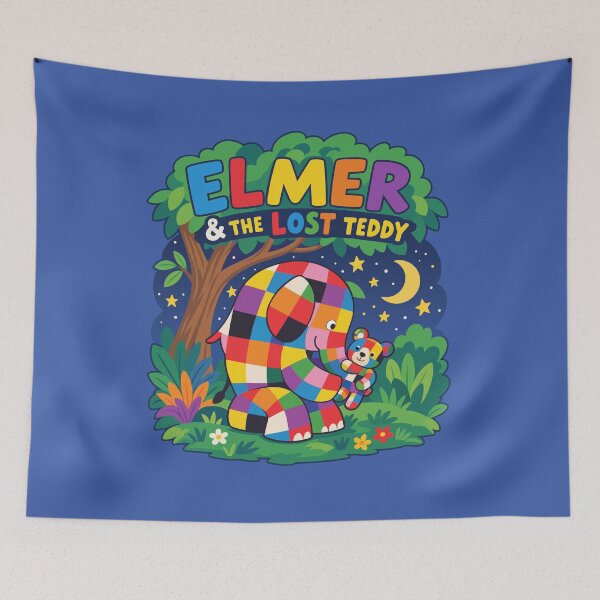 Item preview, Elmer and the Lost Teddy Adventure designed and sold by HappyToons Shop.