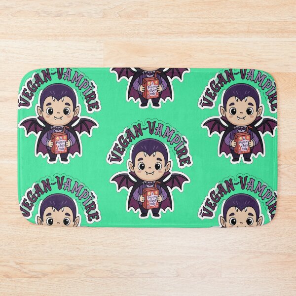Item preview, Vegan Vampire - Cute Chibi Dracula Drinking Juice Box Positive Vibes designed and sold by LUKOWEAR.