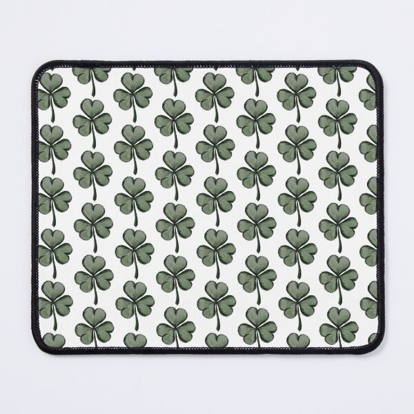 Item preview, Abstract Dark Green Three-Leaf Clover Original Art designed and sold by TedraOrtega.