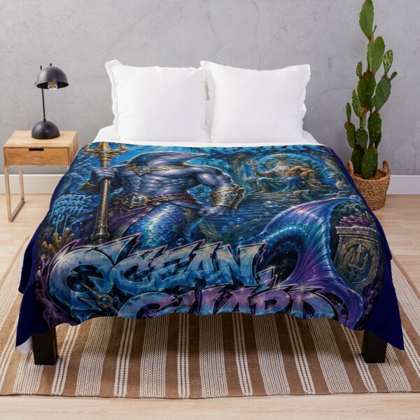 Item preview, Dolphin Merman – Neptune’s Ocean Guardian | 90s Airbrush Fantasy designed and sold by Kilian Luc.