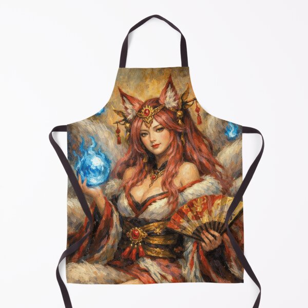 Item preview, Tamamo No Mae – The Nine-Tailed Fox Painting designed and sold by GalleryKauffeld.
