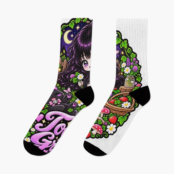 Item preview, Touch Grass Goth Girl Sticker designed and sold by AnnekeJordaan.