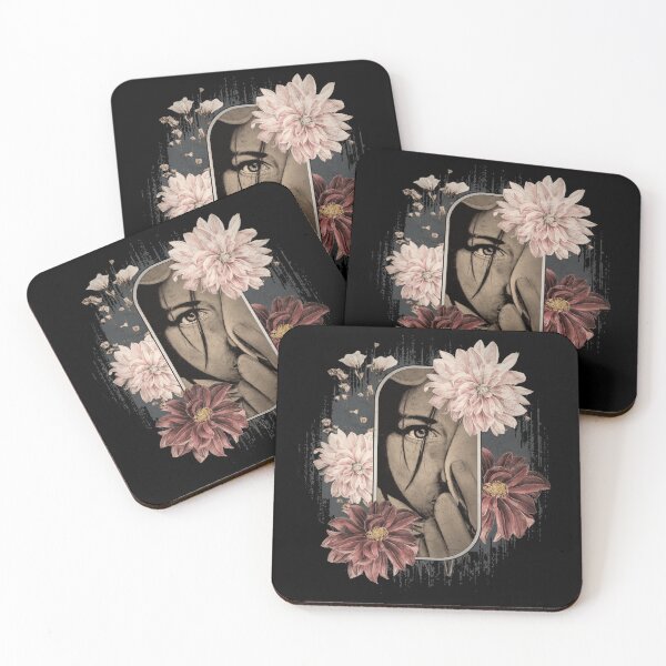 Item preview, WOMAN FACE WITH FLOWERS designed and sold by RonnyMilleo.