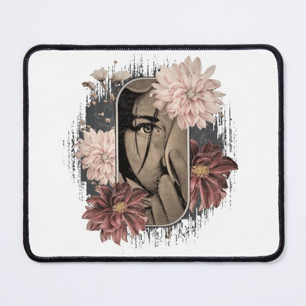 Item preview, WOMAN FACE WITH FLOWERS designed and sold by RonnyMilleo.