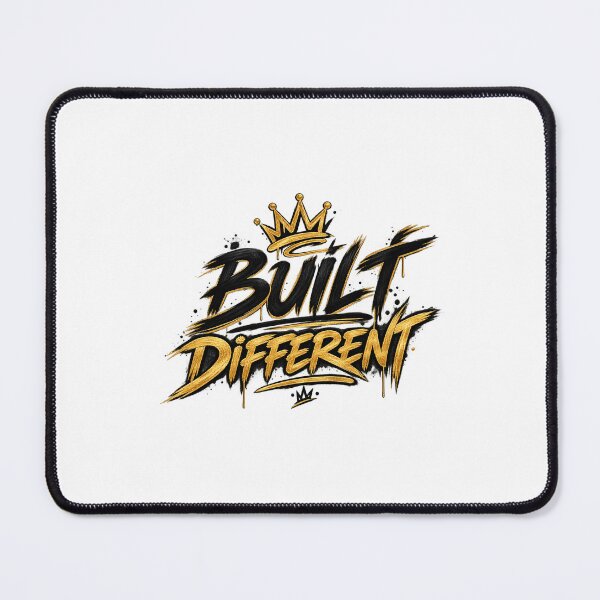 Item preview, Built Different Black Gold Streetwear designed and sold by     GoodVibe Prints.