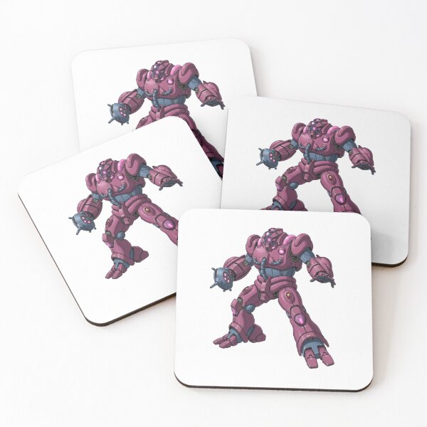 Item preview, Bioroid Commander (Big Red) (Z Stand) - Robotech - Retro Mecha Art designed and sold by 3DJIN.