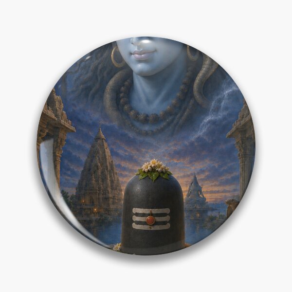 Item preview, 12 Jyotirlinga Series - Nageshwar Jyotirlinga Dwarka with Lord Shiva – Sacred Devotional Art designed and sold by Homyar.