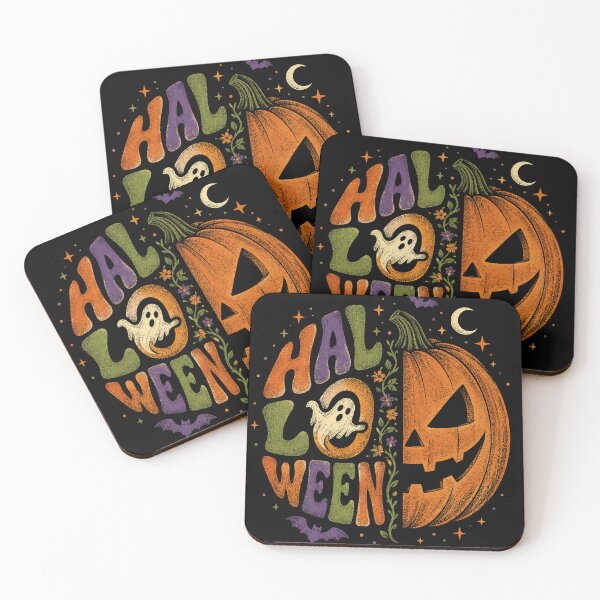 Item preview, Retro Vintage Halloween Pumpkin Ghost – Spooky Halloween Fall Design ?? designed and sold by PixcelForge.