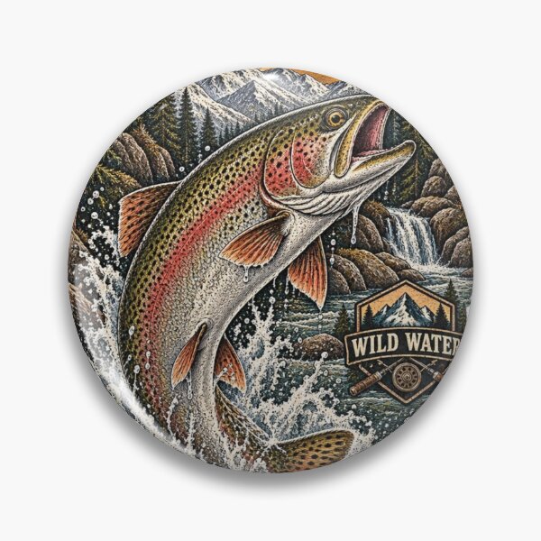 Item preview, TROUT RUNS WILD designed and sold by KrungiT Design .