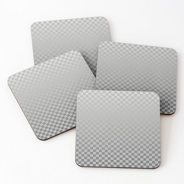 Item preview, Retro Gradient Grid – Modern Ombre Checkerboard Pattern | Gray designed and sold by Frohyou.